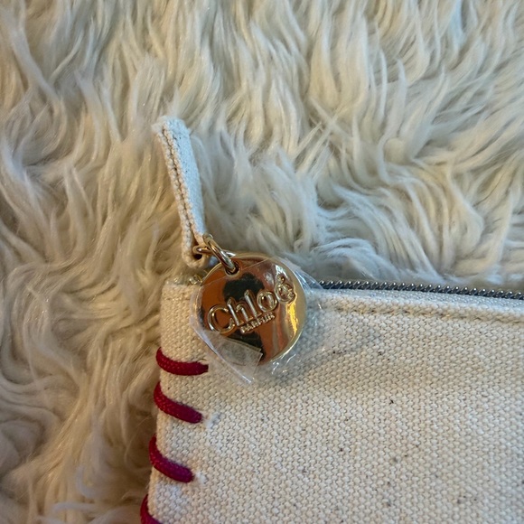 Chloe Cream and Red Mini Bag - Picture 4 of 9